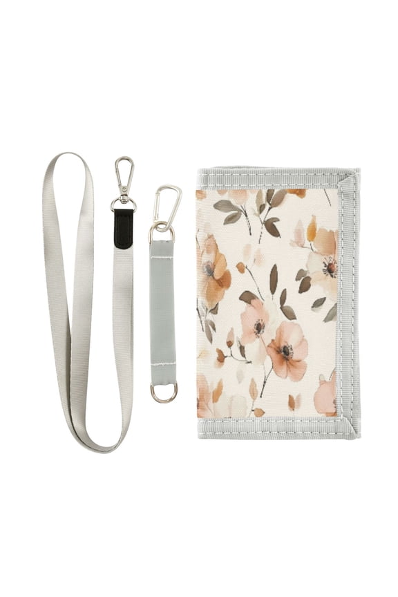 Cloth Purse Boys' Novelty Wallets Girls' Novelty Wallets Men's Wallets Women's Wallets Card Wallet Cash Wallet Student ID Bag Coin Wallet Super Cute Orange Flower