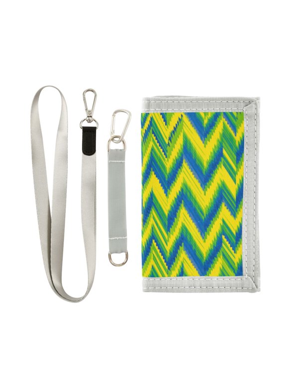 Cloth Purse Boys' Novelty Wallets Girls' Novelty Wallets Men's Wallets Women's Wallets Card Wallet Cash Wallet Student ID Bag Coin Wallet Vibrant Zigzag Chevron Stripes