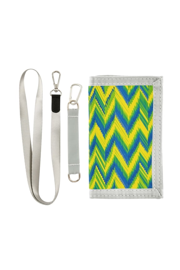 Cloth Purse Boys' Novelty Wallets Girls' Novelty Wallets Men's Wallets Women's Wallets Card Wallet Cash Wallet Student ID Bag Coin Wallet Vibrant Zigzag Chevron Stripes
