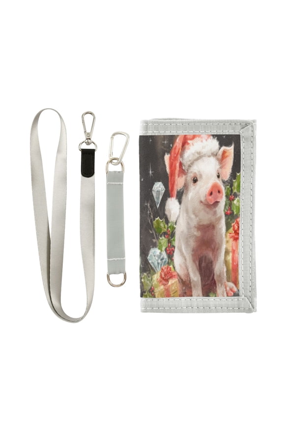 Cloth Purse Boys' Novelty Wallets Girls' Novelty Wallets Men's Wallets Women's Wallets Card Wallet Cash Wallet Student ID Bag Coin Wallet Warm Christmas Pig
