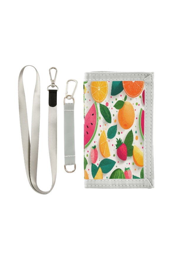 Cloth Purse Boys' Novelty Wallets Girls' Novelty Wallets Men's Wallets Women's Wallets Card Wallet Cash Wallet Student ID Bag Coin Wallet Watermelon Orange