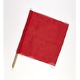 thumbnail image 1 of Cloth Signal Traffic Warning Flag, Red, 18 in. x 18 in. x 30 in. (Pack of 10), 1 of 1