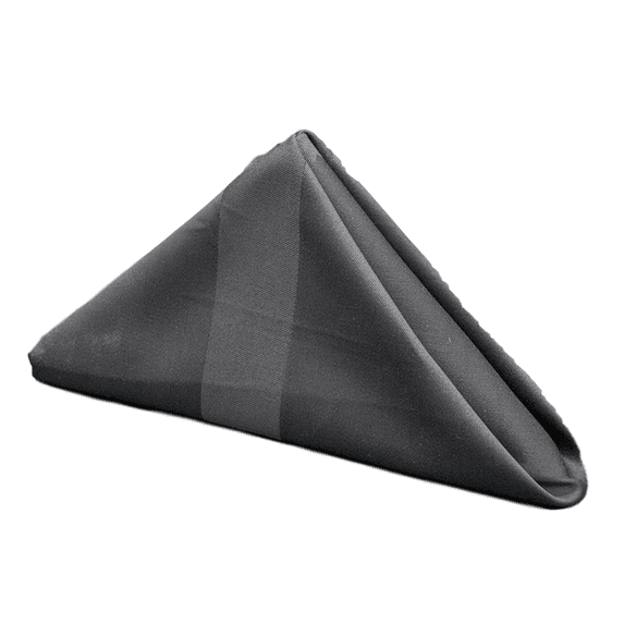 Cloth Table Napkins Linens 20 x 20 - Easy Care Satin Band - Cotton Like Feel