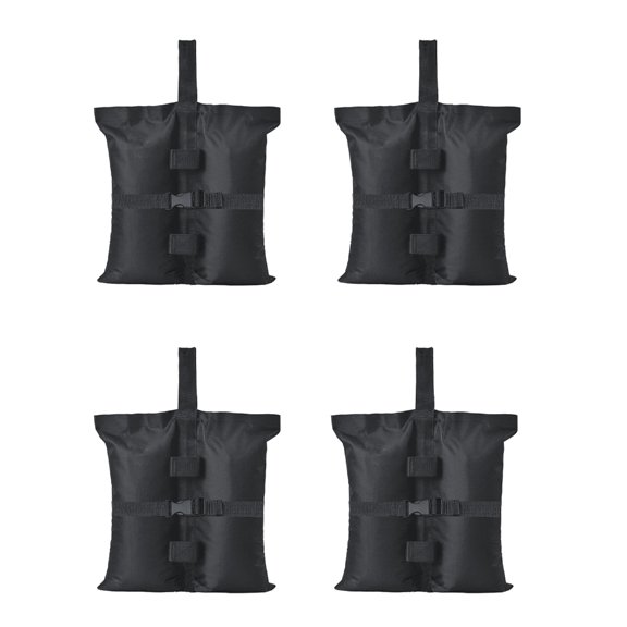 Cloth Tent Weight Bags with Hook-and-Loop Fill Closures and Handles