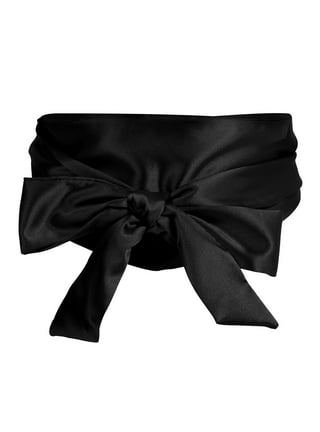 Black sash belt for dress online