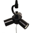 thumbnail image 1 of Cloth & Wire Satin Black 3-Light Pendant Light Fixture for Home Lightning, 1 of 3