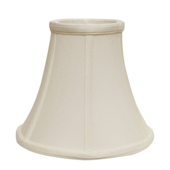 Slant Bell Softback Lampshade with Washer Fitter, White