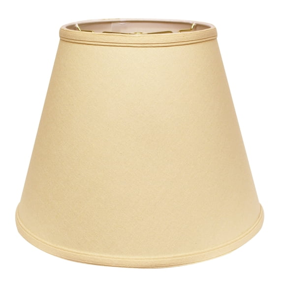 Slant Deep Empire Hardback Lampshade with Washer Fitter, Beige