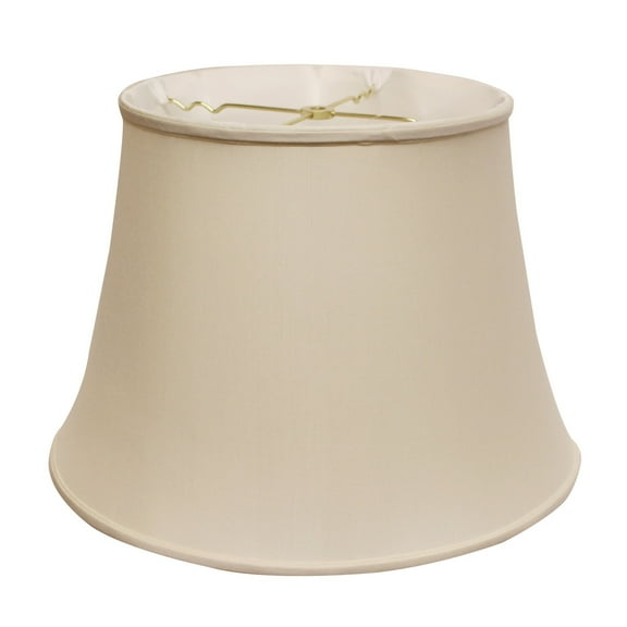 Slant Euro Bell Softback Lampshade with Washer Fitter, Champagne