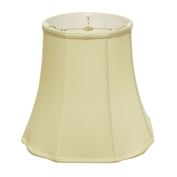 Slant Fancy Octagon Softback Lampshade with Washer Fitter, Antique White