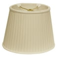 thumbnail image 1 of Slant Oval Side Pleat Softback Lampshade with Washer Fitter, Egg, 1 of 4