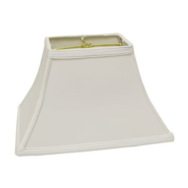 Cloth & Wire  Slant Rectangle Bell Hardback Lampshade with Washer Fitter