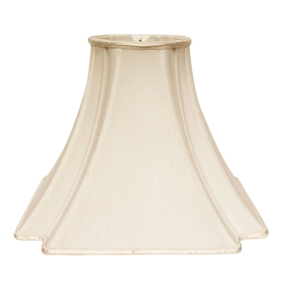 Slant V-Corner Square Softback Lampshade with Washer Fitter, Egg