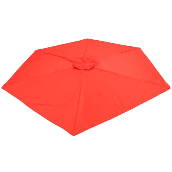 MERRYHAPY Red Polyester Patio Umbrella Fabric with Ventilation System for Outdoor Use