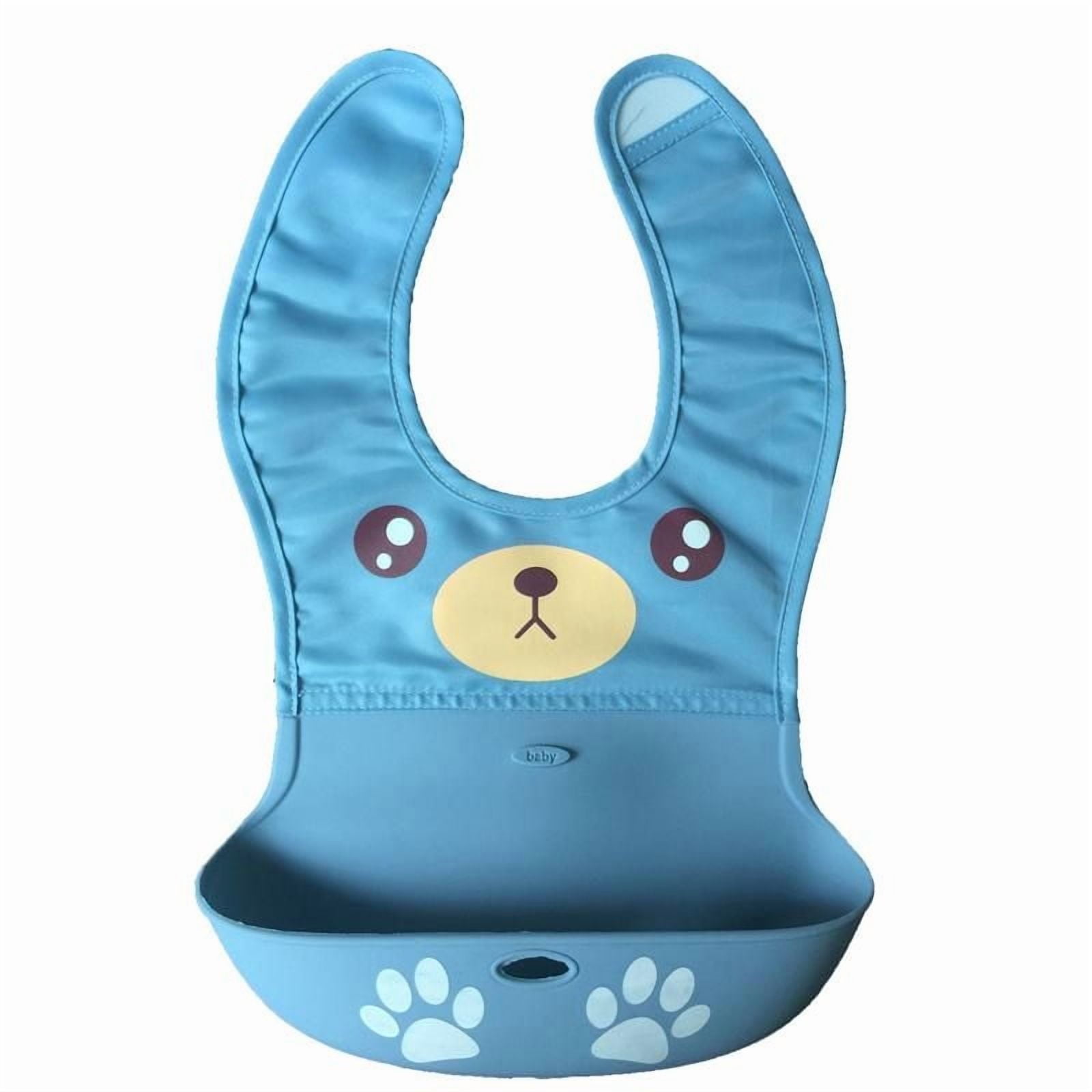 Cloth with silicone bib - Bear