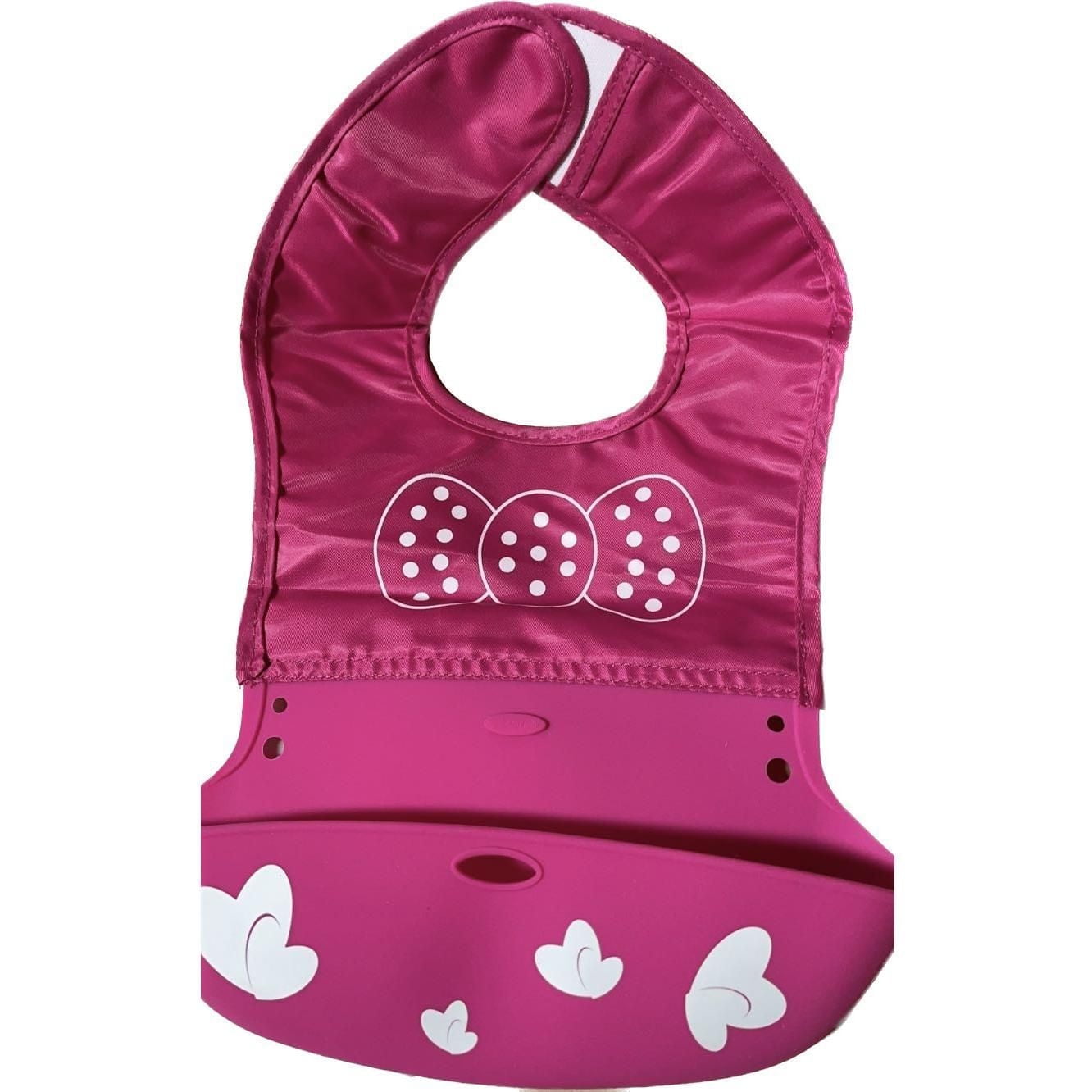 Cloth with silicone bib - Butterfly
