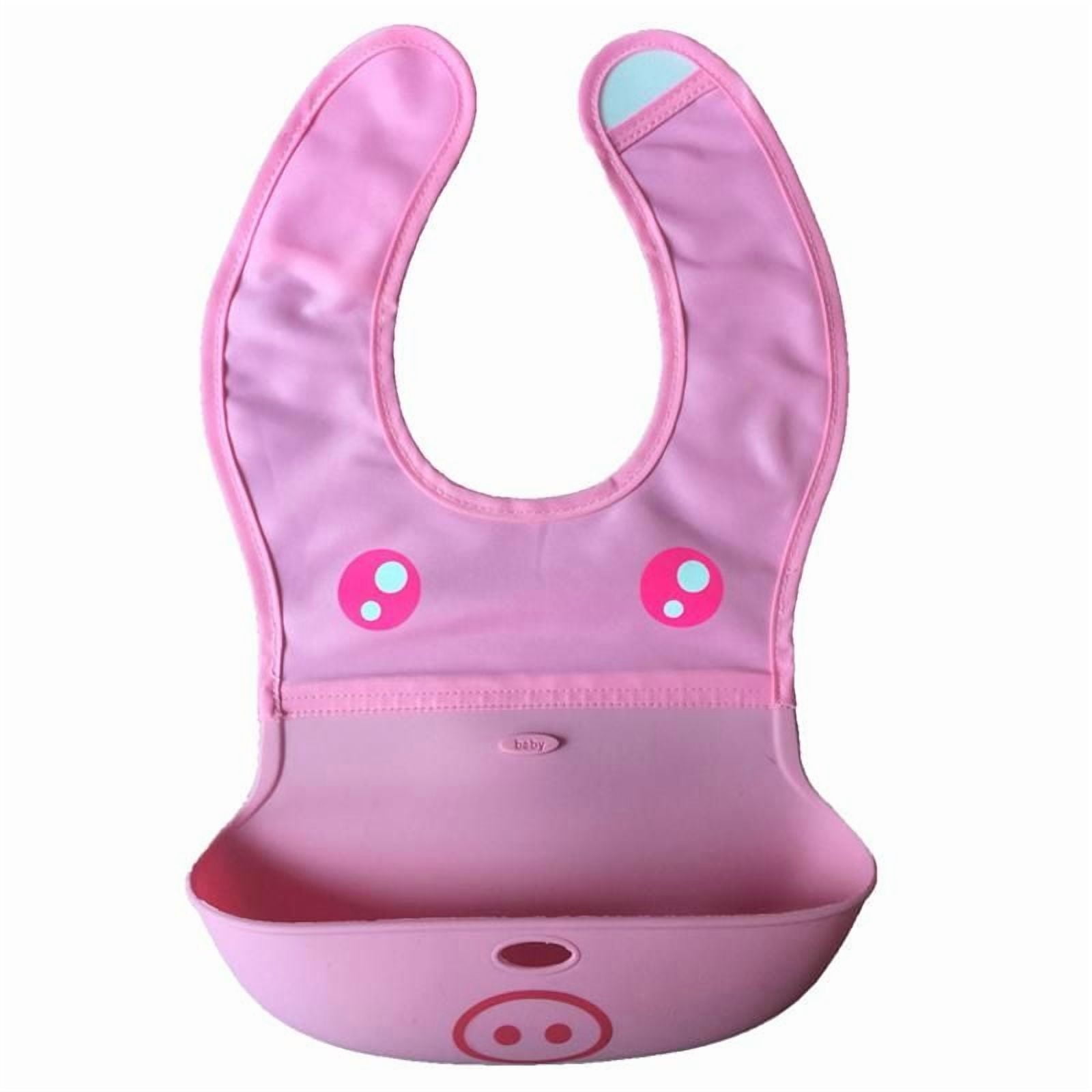 Cloth with silicone bib - Pig