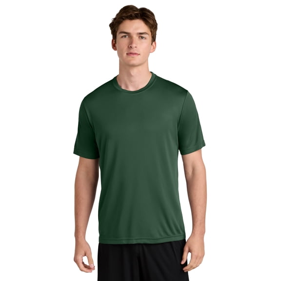 Clothe Co. Workout Shirts for Men, Dry Fit Shirts for Men, Mens Summer Shirts Available in Big & Tall, Forest Green, 4XL
