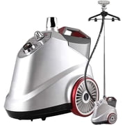 Clothes 2000W Vertical Garment Steamer, Professional Heavy Duty Clothes Steamer for Commercial,Home Handheld Clothes Steam Iron with 2L Water Tank Silver