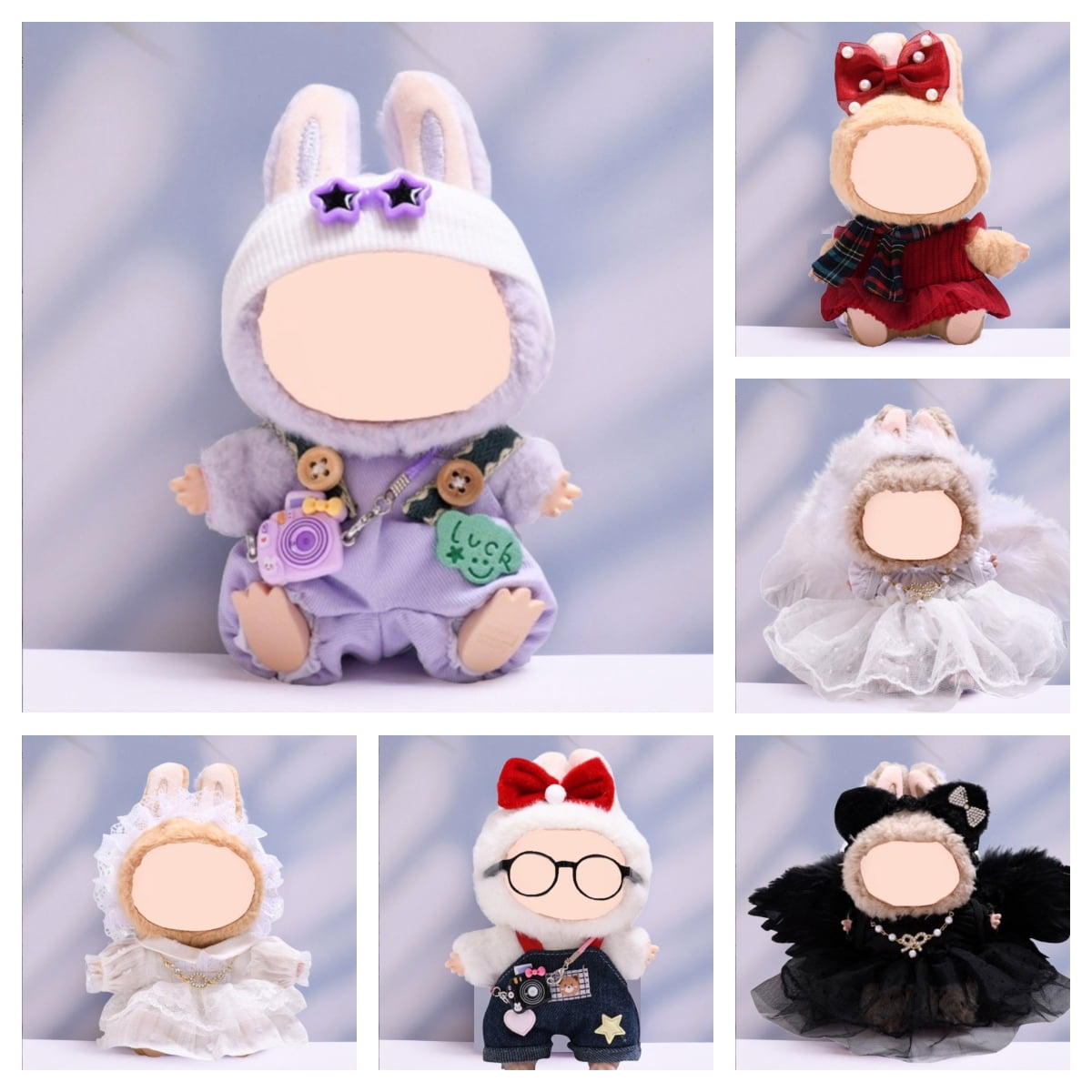 2 Sets Of Clothes For 17cm Dolls - Fashion Outfits With Accessories, 2025 Style 2 thumbnail image
