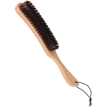 PACKOVE 3pcs Horsehair Multi-Function Cleaning Brush Caps Wooden Shoe Household