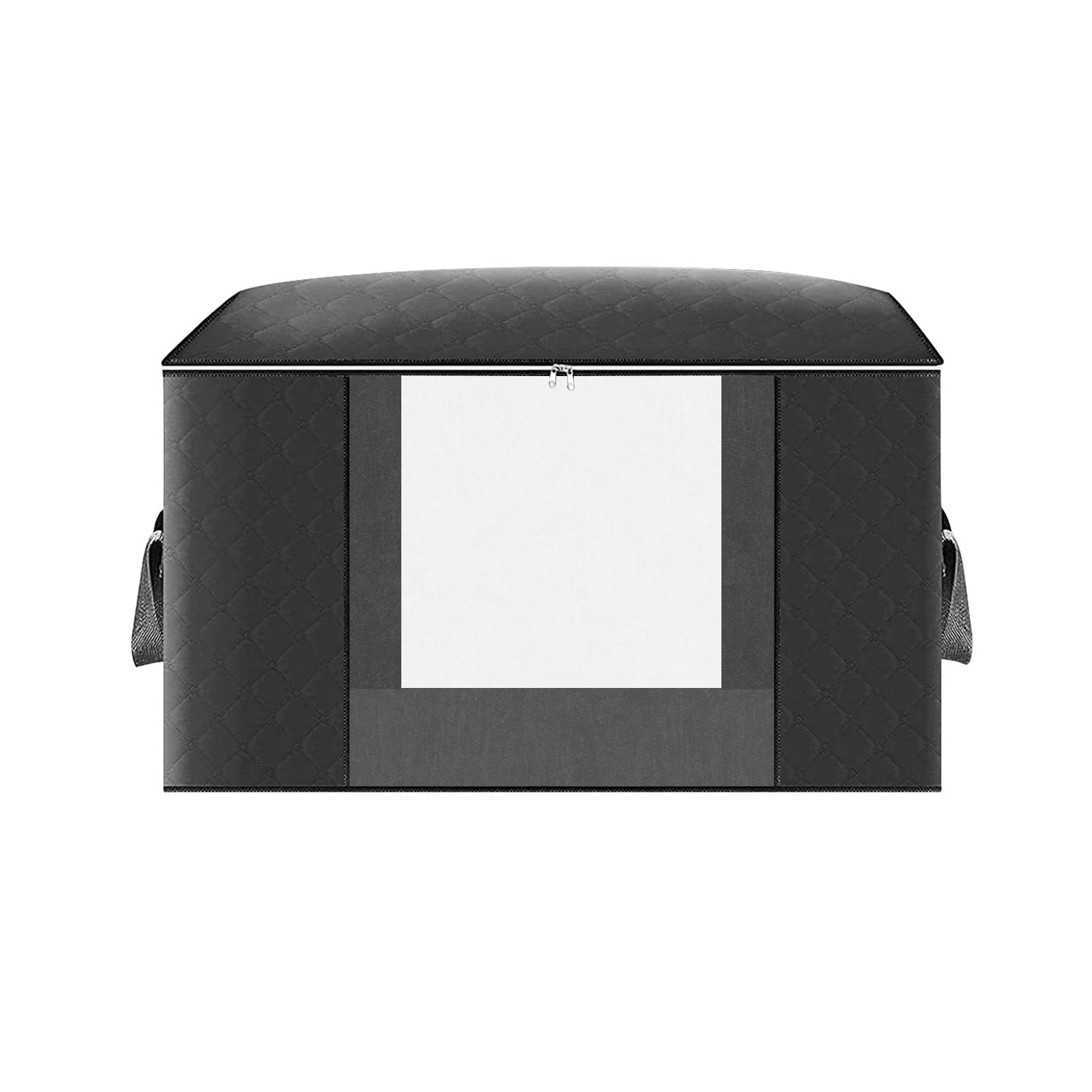 Clothes Comforter Storage Bag, Large Capacity Organizer With Reinforced