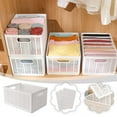 thumbnail image 1 of Clothes Compartment Storage Basket | Stackable Drawer Organizer for Wardrobe | Multi-Compartment Storage Box | Breathable Material | Fits Underwear, Accessories, Toys | 1 Storage Box + 1 Divider, 1 of 2