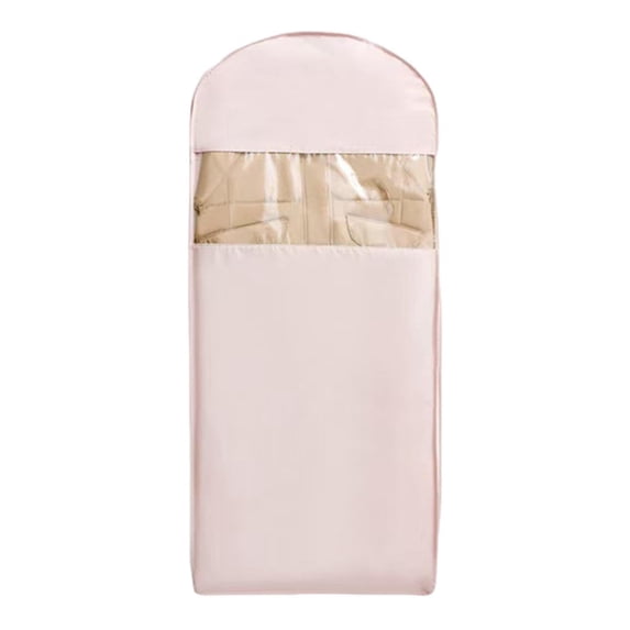 Clothes Cover Storage Bags Dust Cover Clothes Bag with Transparent Window Zipper Closure Space-saving Hanging Garment Bag Protective Clothing Storage