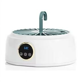 Clothes Dryer with Heater Fan, Travel Garment Drying Hanger Laundry Air Dehydrator with Timing Function US Plug
