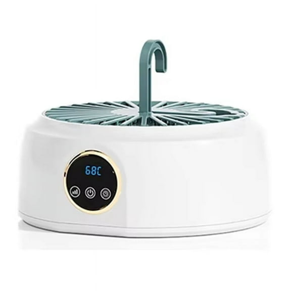 Clothes Dryer with Heater Fan, Travel Garment Drying Hanger Laundry Air Dehydrator with Timing Function US Plug