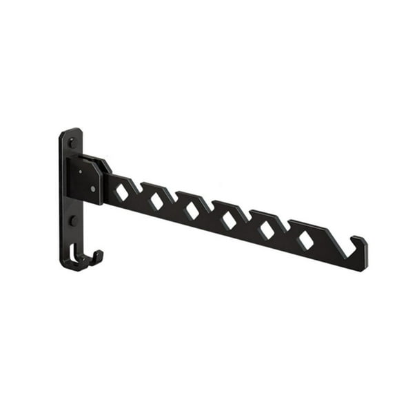 Clothes Drying Rack Adjustable Angle Clothes Hanger Wall-mounted Coat Dryer Collapsible Clothing Organizer Large Loading-bearing Capacity Drying Rack for Laundry Balcony Bathroom