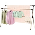 Clothes Drying Rack, Adjustable and Foldable Laundry Rack, Space Saving ...