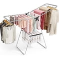 Clothes Drying Rack, Drying Rack Clothing with Height-Adjustable ...