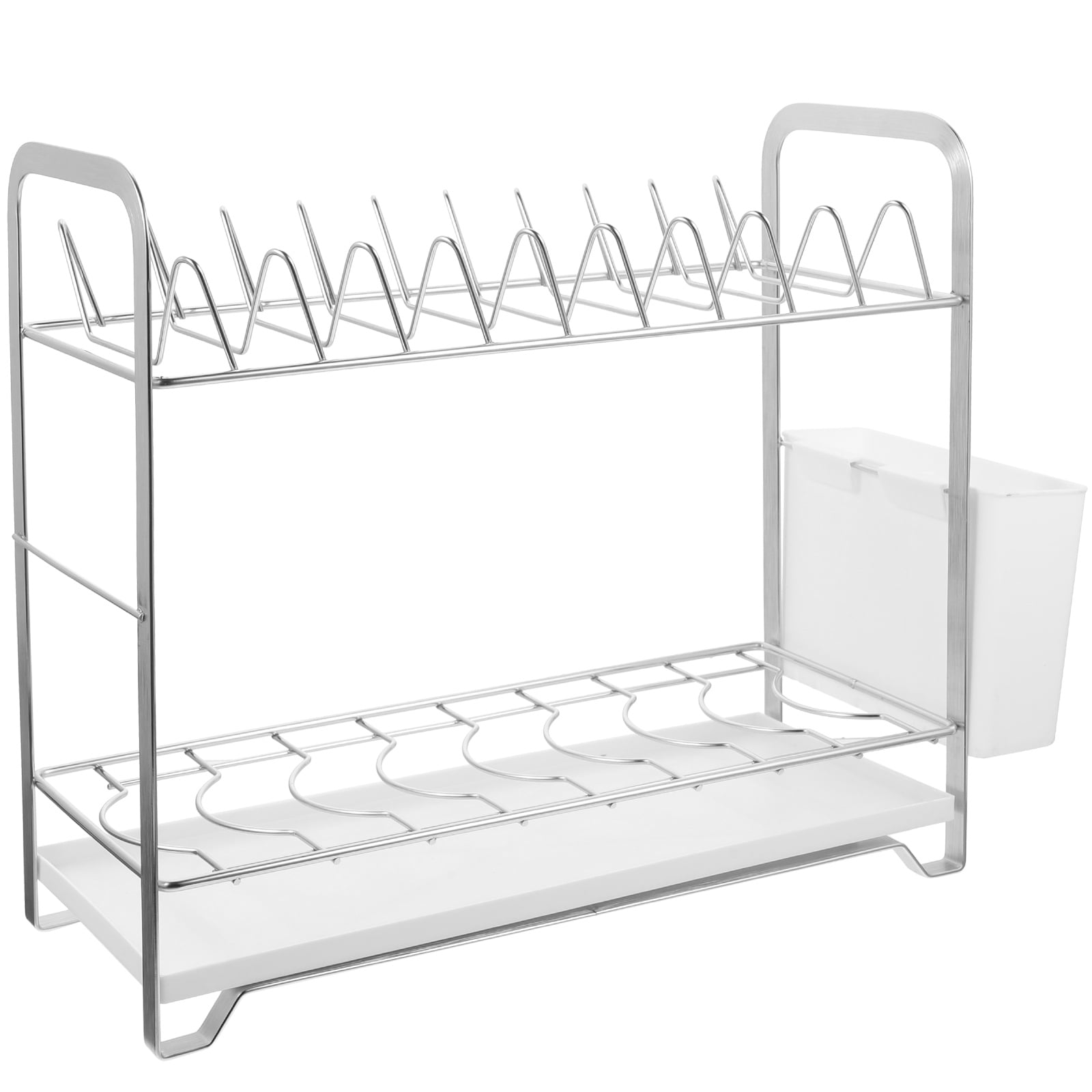 MEIBUTYUP Multifunctional Stainless Steel Kitchen Dish and Bowl Storage ...