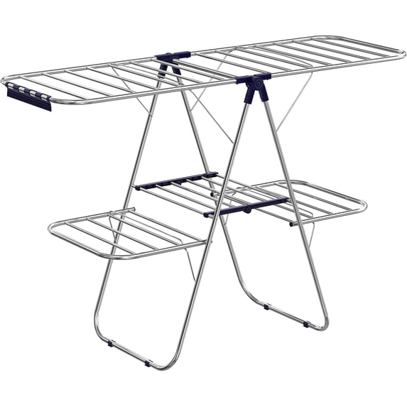 Clothes Drying Rack Foldable 2-Level Laundry Drying Rack