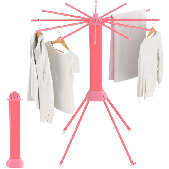 Clothes Drying Rack Foldable & Collapsible Drying Racks with 4-Leg Octopus Design, Large Capacity Space Saving Indoor Drying Rack for Bedroom,Balcony,Laundry for Indoor/Outdoor Use