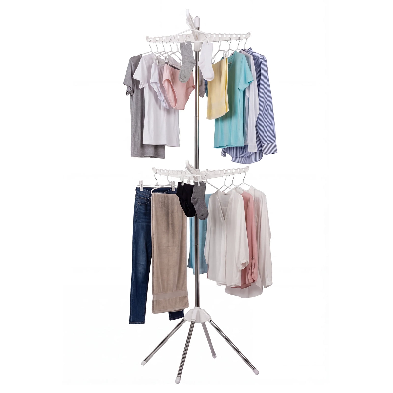 Clothes Drying Rack Foldable Laundry Drying Rack Indoor 70.9-Inch ...
