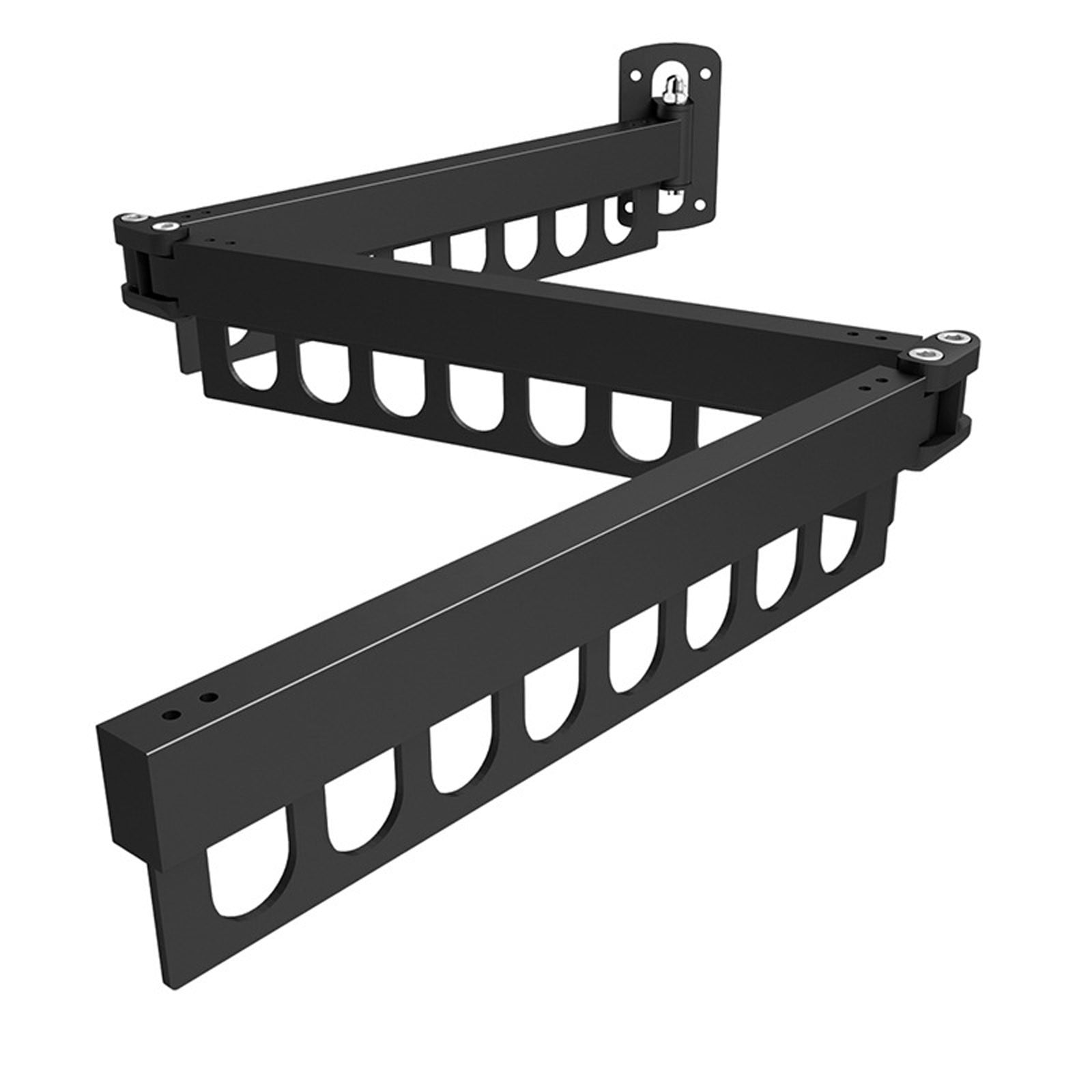 GBAYXJ Clothes Drying Rack Foldable Saving Laundry Hanger Black Color ...