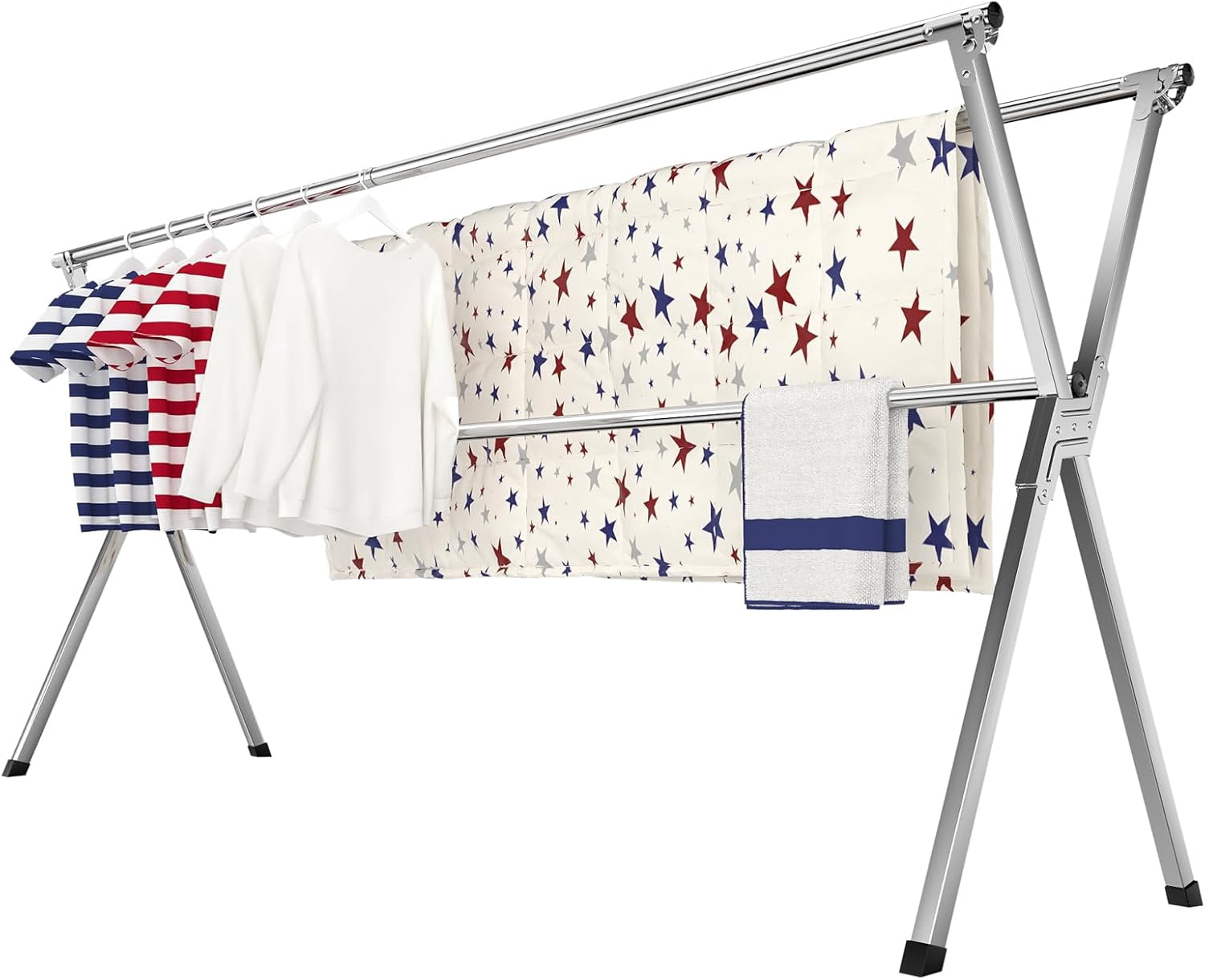 External Drying Rack Clothes Drying Rack, Heavy-Duty Folding Laundry Drying Rack for Indoor ...