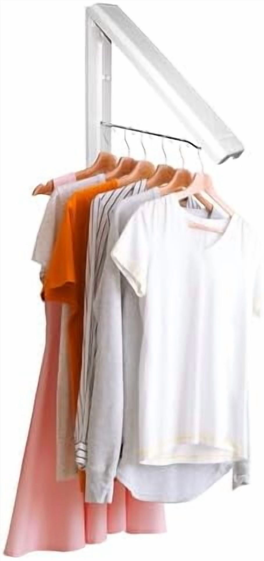 Clothes Drying Rack - Wall Mounted Laundry Drying Rack for Small Spaces ...