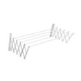 Wall mounted collapsible clothes drying rack compact retractable space saving for laundry room clearance