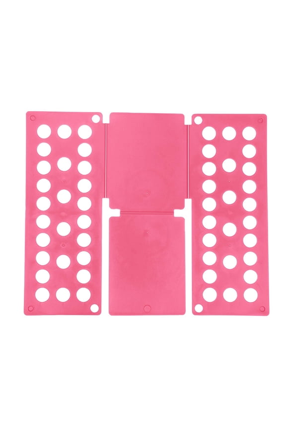 Clothes Folder Folding Board, Closet Organization and Storage, 23X11 In, Pink Plastic, Laundry Storage Organizer, Storage Closet Organizer, Home Organization, 1 Pc