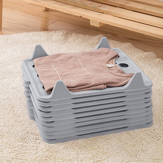 Clothes Folding Board Organizer for Wardrobe Storage, Laundry Clothes Folder Tool for Shirts Pants Wrinkle-Free, Space Saving Folding Machine, Garment Folder for Closet Organization and Tidying
