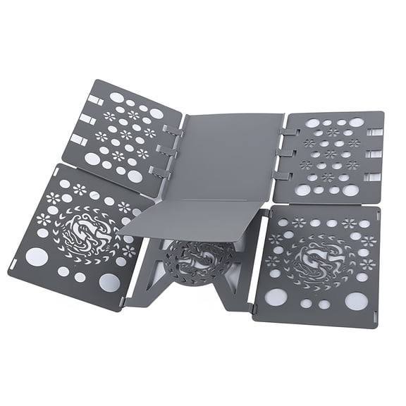 Clothes Folding Board with Plastic Panels, Laundry Folder for Shirts, 68 x 58 cm