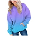 thumbnail image 1 of Clothes For Girls Long Sleeve Shirts For Girls Girls' Hoodies Sweatshirts Fleece Color Block Pullover Crop Tops for Teen Girls Long Sleeve Sweater, 1 of 5