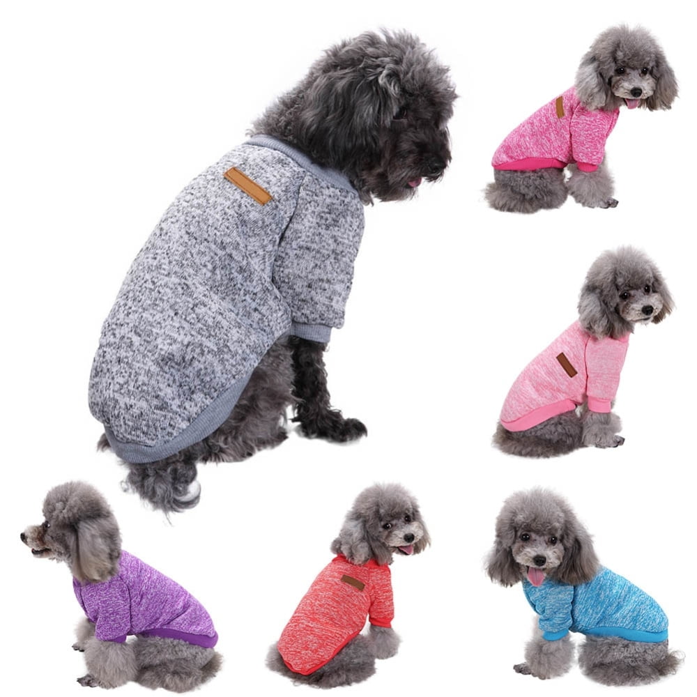Clothes For Pet Dogs,Soft Comfortable Coat,Autumn Winter Wram Classic Woolen Sweater Dog's