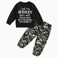thumbnail image 1 of Clothes For Teen Boys Fall/Winter Warm Long Sleeve Stretch Waistband 6M 12M 18M 2T 3T Sweatshirt and Elastic Sweatpants 2Pcs Set, 1 of 6