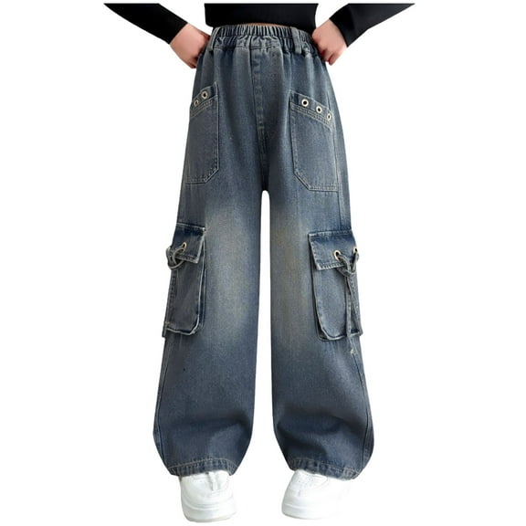 Clothes For Teen Girls Tween Girls Clothes Girls' Stretch Boot Cut Jean Flare Denim Ripped High Waisted Teen Clothes