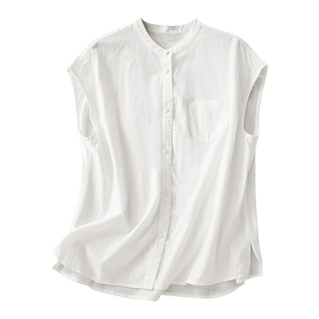 Clothes For Women Lie White Tank Top Women's Spring Summer Casual