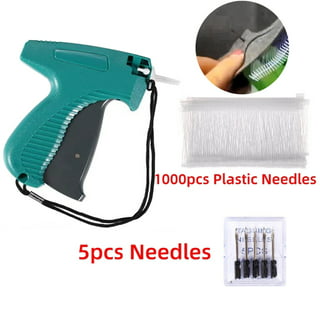 Clothes Garment Sewing Price Label Tagging Gun+5 Needles+1000 Barbs (A)